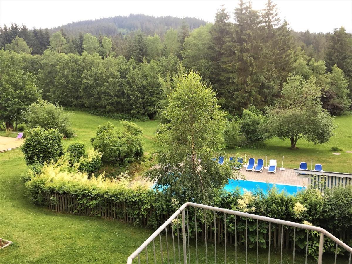 Ruhiges Doppelzimmer Im Hotel Ahornhof Lindberg Exterior foto